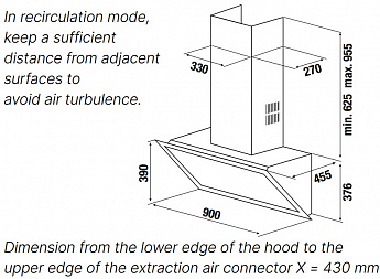 картинка Кухонная вытяжка Kuppersbusch DW 9880.0 S5 BLACK VELVET 
