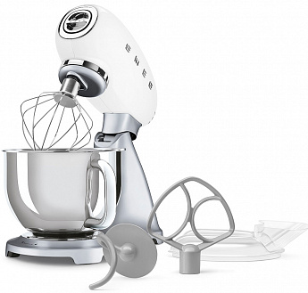 картинка Миксер планетарный Smeg SMF04WHEU белый 