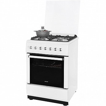 картинка Газовая кухонная плита Nordfrost GG 6062 W  картинка Газовая кухонная плита Nordfrost GG 6062 W