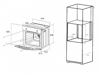 картинка Духовой шкаф Maunfeld EOEM.589B2 