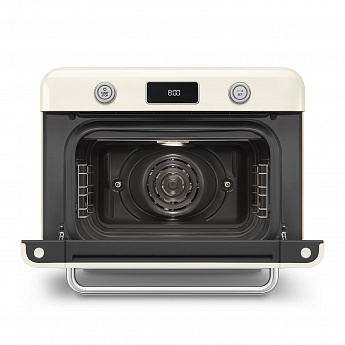 картинка Мини-печь с паром Smeg COF01CREU кремовый 