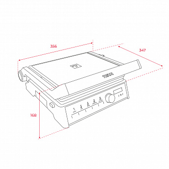 картинка Гриль электрический Teka T GRILL BLACK-SS  картинка Гриль электрический Teka T GRILL BLACK-SS