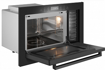 картинка Микроволновая печь встраиваемая Weissgauff HMT-256 TSB Matt Edition 