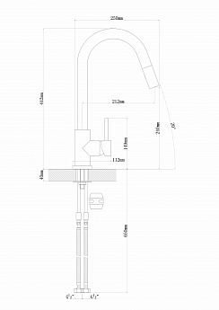 картинка Смеситель Florentina ВИТА капучино 