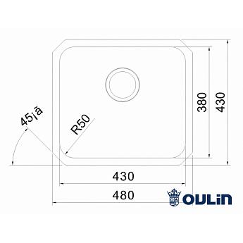картинка Мойка для кухни Oulin OL-U104  картинка Мойка для кухни Oulin OL-U104