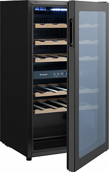 картинка Полувстраиваемый винный шкаф Weissgauff WWC-29 DB DualZone 