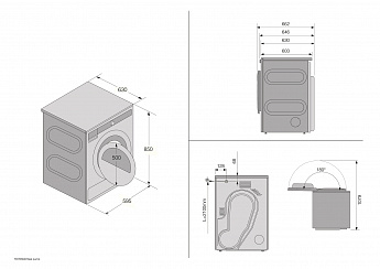 картинка Комплект Asko Classic 18 (W1084BW, T108HBW, HS60W) 
