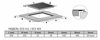 картинка Варочная панель Kuppersberg ECO 411  картинка Варочная панель Kuppersberg ECO 411