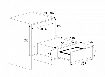 картинка Ящик для вакуумирования ASKO ODV8127A 
