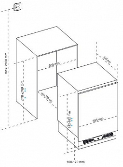 картинка Морозильная камера Korting KSI 8189 F 