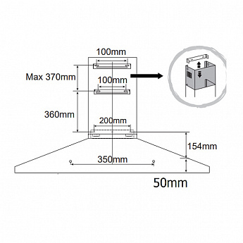 картинка Кухонная вытяжка Evelux Favorite 60 W 