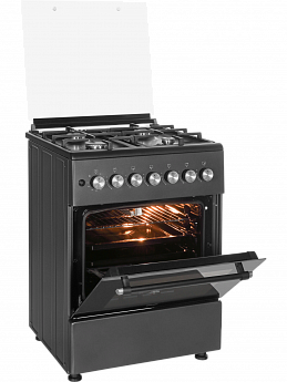 картинка Газовая кухонная плита Nord GG 6064 Gd графит 