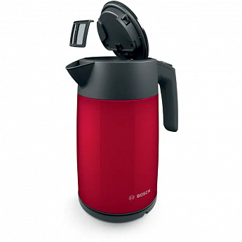 картинка Чайник электрический Bosch TWK7L464 красный  картинка Чайник электрический Bosch TWK7L464 красный