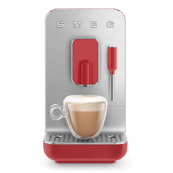картинка Кофемашина Smeg BCC02RDMEU красный матовый  картинка Кофемашина Smeg BCC02RDMEU красный матовый