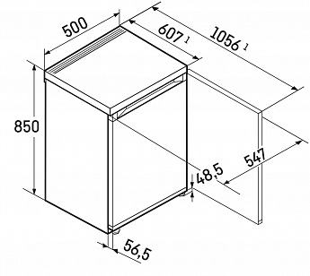 картинка Отдельностоящий холодильник Liebherr Re 1201-20 001 
