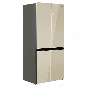 картинка Полувстраиваемый холодильник Maunfeld MFF190NFDBG бежевый 