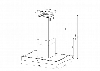 картинка Кухонная вытяжка Kuppersberg DUDL 8 GW  картинка Кухонная вытяжка Kuppersberg DUDL 8 GW