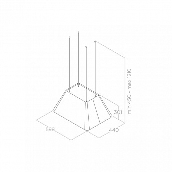 картинка Кухонная вытяжка Elica IKONA LIGHT BL MAT/F/60  картинка Кухонная вытяжка Elica IKONA LIGHT BL MAT/F/60