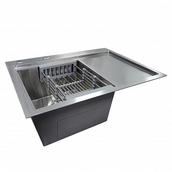 картинка Кухонная мойка Gerda GS 6548L S сатин  