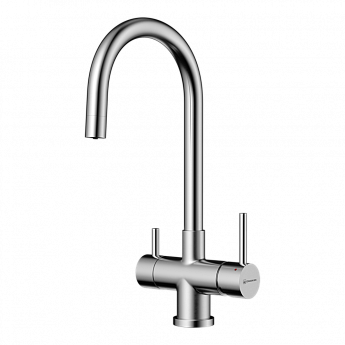 картинка Смеситель Omoikiri AKITA нержавеющая сталь 