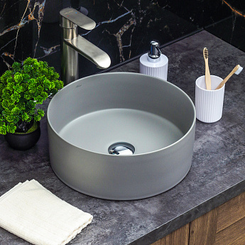 картинка Раковина Melana MLN-320357MG, матовый серый 