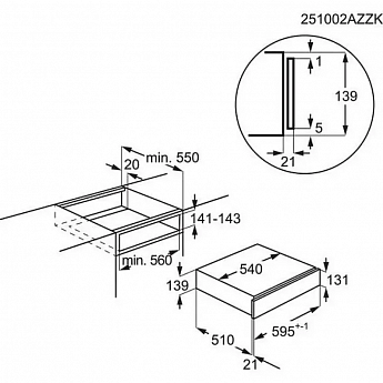 картинка Ящик для вакуумирования Aeg NKV914B черный 