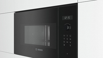 картинка Микроволновая печь встраиваемая Bosch BFL554MB0  картинка Микроволновая печь встраиваемая Bosch BFL554MB0
