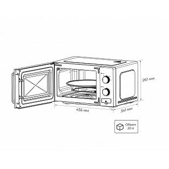 картинка Микроволновая печь Lex FSMO 20.03 WH белый  картинка Микроволновая печь Lex FSMO 20.03 WH белый