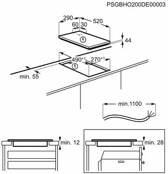 картинка Индукционная варочная панель Aeg IKB32300CB 