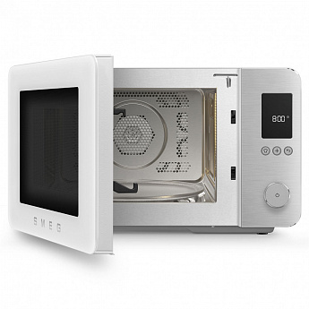 картинка Микроволновая печь отдельностоящая Smeg MOC02WHMEU 