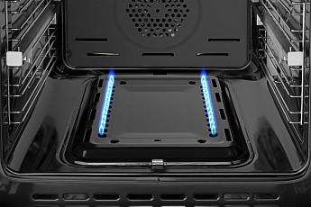 картинка Газовый духовой шкаф Weissgauff WGO 706 D BLACK GLASS  картинка Газовый духовой шкаф Weissgauff WGO 706 D BLACK GLASS