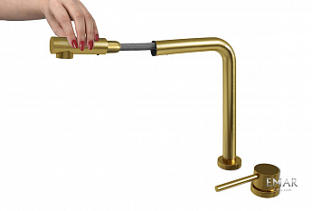 картинка Смеситель Emar ЕС - 7027 PVD Golden 