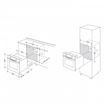 картинка Газовый духовой шкаф Delonghi NSFG 9 XL RUS 