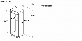 картинка Встраиваемый холодильник Bosch KBN96NSE0 