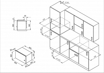 картинка Микроволновая печь Monsher  MMH 201 B 