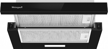 картинка Кухонная вытяжка Weissgauff TEL 500 Black Glass 
