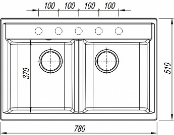 картинка Мойка для кухни Dr. Gans АСТРА-780 