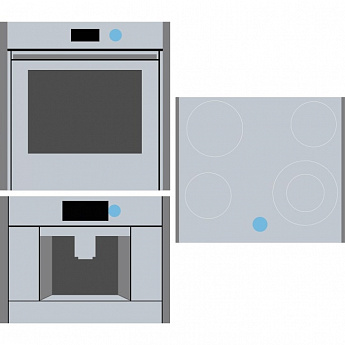 картинка Магнитный переключатель Neff Z9801TWAY0 серый 