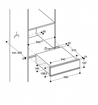 картинка Ящик для вакуумирования Gaggenau DVP221100 антрацит 