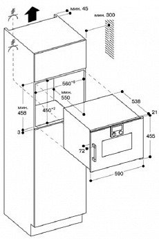 картинка Микроволновая печь встраиваемая Gaggenau BMP250100 антрацит  картинка Микроволновая печь встраиваемая Gaggenau BMP250100 антрацит