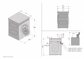 картинка Комплект Asko Style+ 2 (W7096XG + T709HUG) 