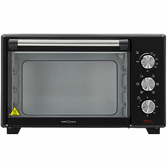 картинка Мини-печь Krona OFEN 28 BL черная  картинка Мини-печь Krona OFEN 28 BL черная