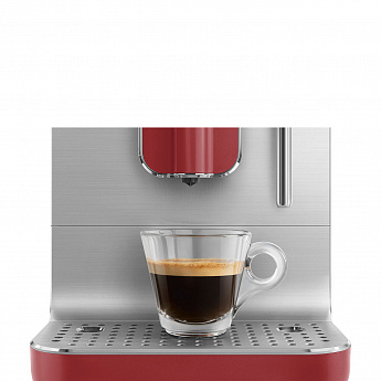 картинка Кофемашина Smeg BCC02RDMEU красный матовый  картинка Кофемашина Smeg BCC02RDMEU красный матовый