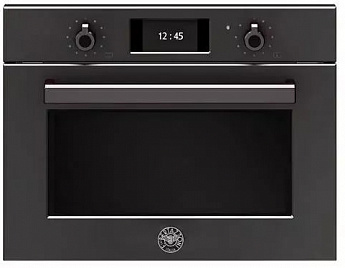 картинка Электрический духовой шкаф с функцией СВЧ Bertazzoni F457PROMWTN карбонио  картинка Электрический духовой шкаф с функцией СВЧ Bertazzoni F457PROMWTN карбонио