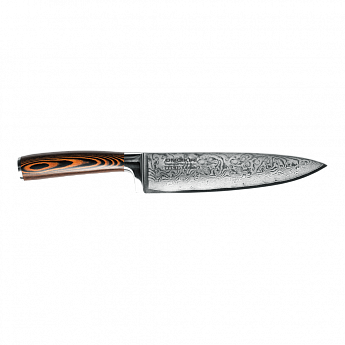 картинка Нож "Шеф" Omoikiri Damascus Suminagashi  картинка Нож "Шеф" Omoikiri Damascus Suminagashi