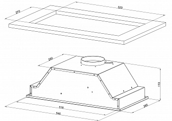 картинка Кухонная вытяжка Kuppersberg INTOUCH 60 C 