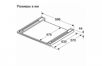 картинка Соеденительный элемент Bosch WTZ2750X серебро 