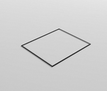 картинка Рамка для варочной поверхности Elica KIT0196814 черная 72 см 