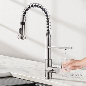 картинка Смеситель Emar ЕСВ 7021 сатин 