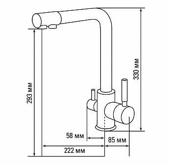 картинка Смеситель Gerdamix DORADO (GR) 